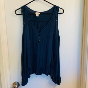 Women’s Mossimo Boho crochet detail top